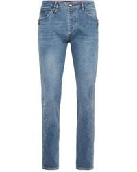 Philipp Plein - Logo-Appliqué Jeans - Lyst