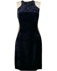 Stella McCartney Kate Winslet Velvet Dress - Blauw