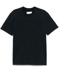 Jil Sander - Crewneck Cotton Jersey T-Shirt With Patch Pocket - Lyst