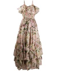 Dolce & Gabbana Jurk Met Lelie Print - Meerkleurig