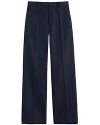 Maison Margiela - Pleated Wool Tailored Trousers - Lyst
