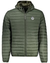 North Sails - Quilted Hooded Padded Jacket - Lyst