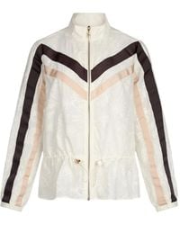 Liu Jo - Floral-Embroidered Cotton Jacket - Lyst
