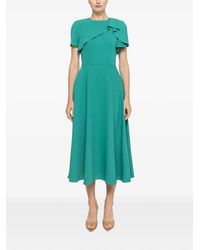Nissa - Ruffled A-Line Midi Dress - Lyst