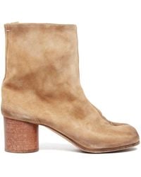 Maison Margiela - Tabi 60mm Leather Ankle Boots - Lyst