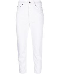 Dondup - Cropped Denim Jeans - Lyst
