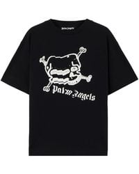Palm Angels - Skull Graphic T-Shirt - Lyst