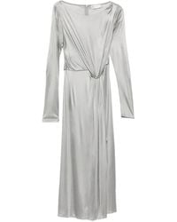 Tory Burch - Ruched Midi Dress - Lyst
