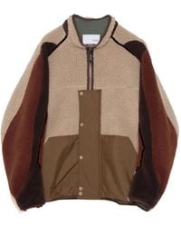 Yoshio Kubo - Panelled Zip Jacket - Lyst