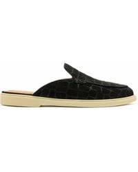 Magnanni - Sofia Croc-Effect Slippers - Lyst