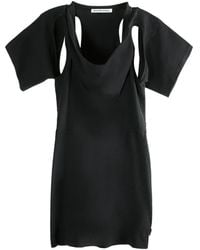 Alexander Wang - Cut-Out Draped Mini Dress - Lyst