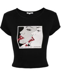 Reformation - T-shirt Muse con stampa grafica - Lyst