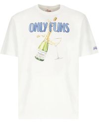 MC2 Saint Barth - Only Funs Print Crew-Neck T-Shirt - Lyst