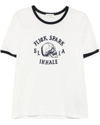 Second/Layer - Flick Spark Inhale Ringer T-Shirt - Lyst