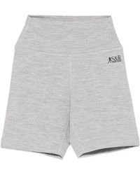 Sporty & Rich - Logo-Print Cycling Shorts - Lyst