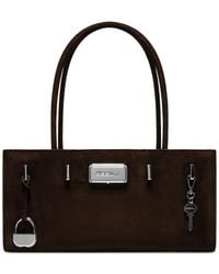 SEEN USERS - Aura Suede Shoulder Bag - Lyst
