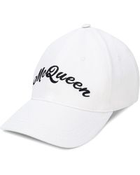 Alexander McQueen - Gorra de béisbol con logo bordado - Lyst