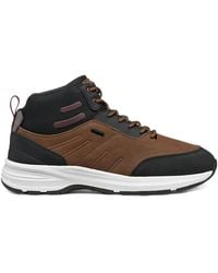 Geox - Senales Abx Panelled Lace-Up Boots - Lyst