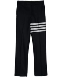 Thom Browne - Bar Tapered-Leg Trousers - Lyst