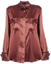 Mazzarelli - Michela Flap-Pocket Shirt - Lyst
