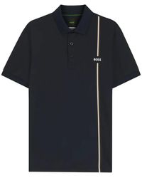 BOSS - Toc Game 3 Striped Short-Sleeve Polo Shirt - Lyst