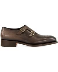 Santoni - Double-Buckle Monk Shoes - Lyst