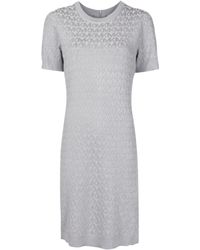 MICHAEL Michael Kors - Monogram-jacquard T-shirt Dress - Lyst