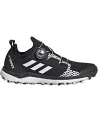 adidas - Terrex Agravic Boa Trail Running "Core/Cloud/Acid Mint" Sneakers - Lyst
