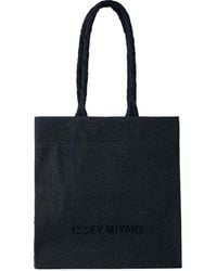 Issey Miyake - Logo-Print Twin-Handles Tote Bag - Lyst