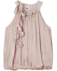 B+ AB - Blouse Dos Nu À Volants - Lyst