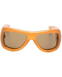 Saint Laurent - Howl Rectangle-Frame Sunglasses - Lyst