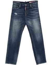 DSquared² - Jean Effet-Usé À Taches De Peinture - Lyst