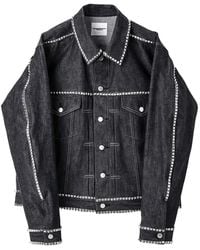 TAKAHIROMIYASHITA TheSoloist. - Racker Stud-Embellished Denim Jacket - Lyst