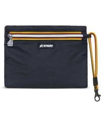 K-Way - Pochette Nimes À Patch Logo - Lyst