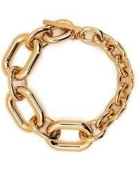 Rabanne - Xl Link Choker Necklace Gold - Lyst