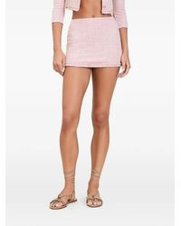 Devon Windsor - Bianca Frayed-Edge Skirt - Lyst