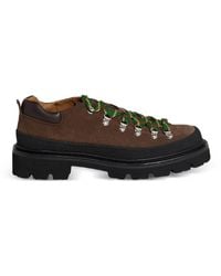 DSquared² - Panelled Suede Lace-Up Shoes - Lyst