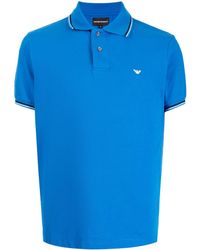 Emporio Armani - Emporio Armani T-shirts And Polos Blue - Lyst