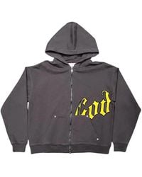Godspeed - Og Logo V2 Zip-Up Hoodie - Lyst