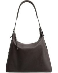 Lemaire - Belted Hobo Leather Shoulder Bag - Lyst