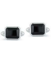 Mateo - Sterling Onyx Cufflinks - Lyst