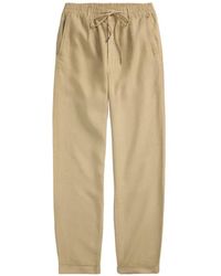 Polo Ralph Lauren - Drawstring-Waist Linen Trousers - Lyst