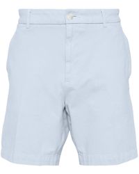 BOSS - Halbhohe Chino-Shorts aus Pikee - Lyst