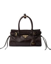 Prada - Bonnie Mini-Tasche Aus Leder - Lyst