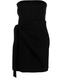 GAUGE81 - Natal Mini-jurk Met Geknoopt Detail - Lyst