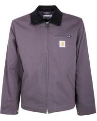 Carhartt - Veste Cirée À Col En Velours Côtelé - Lyst