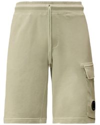 C.P. Company - Drawstring-Detail Cotton Cargo Shorts - Lyst
