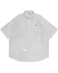 Aape By A Bathing Ape - Striped Patch Shirt - Lyst