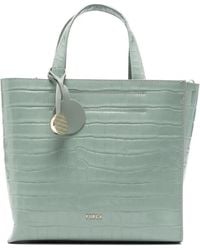 Furla - Sac À Main En Cuir À Effet Peau De Crocodile - Lyst