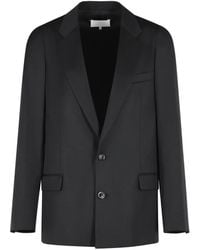 Maison Margiela - Single-Breasted Virgin Wool Blazer - Lyst